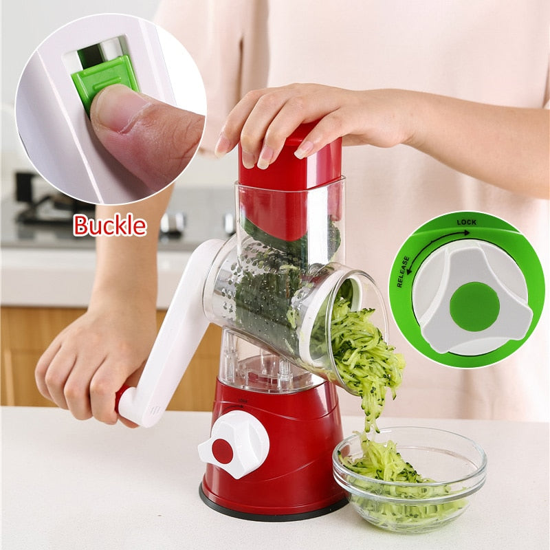 3 Styles Multifunction Kitchen Slicer Potato Carrot Grater  Cutter Chopper Shredders Home Gadgets Accessories