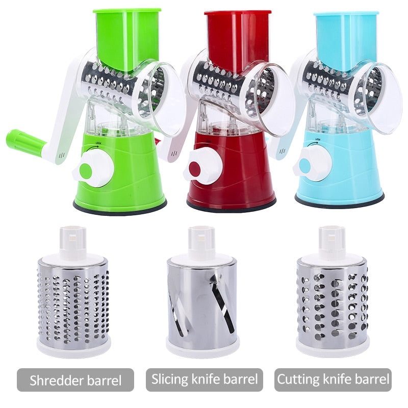 3 Styles Multifunction Kitchen Slicer Potato Carrot Grater  Cutter Chopper Shredders Home Gadgets Accessories