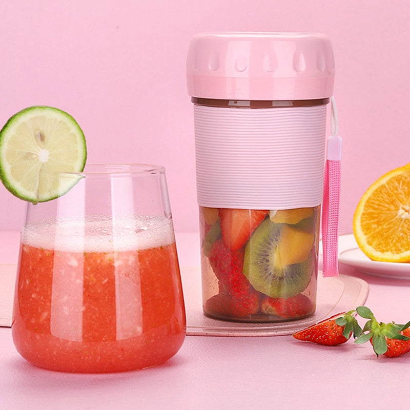 300ML USB Portable Electric Juice Maker Cup Fruit Mixer Juice Blenders Bottle Kitchen NOV99