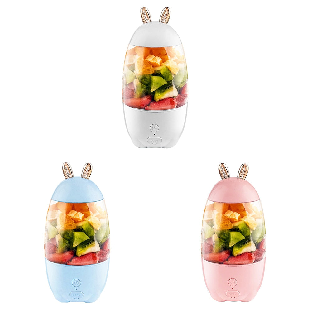 330mL Fruit Cup Machine Kitchen Mixer Maker Small Juicer Electric USB Blender Blender Machine Sports Bottle Juicing Cup