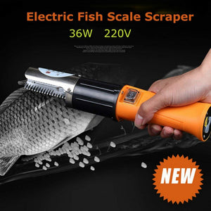 Fish Scaler Electric Home Kitchen Garden Cooking Tool Clean Automatic Scraping Scale Kill Fish with Knife Machine Multipurpose