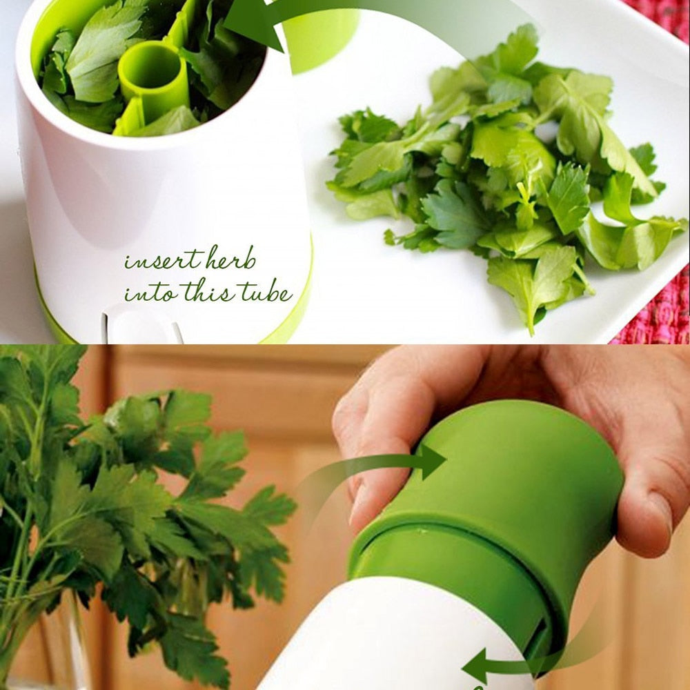 Kitchen Multi-function Cilantro Chopper  And Fruit Chopping Tool Slicing Knife Pasta  Kitchen Special Tools