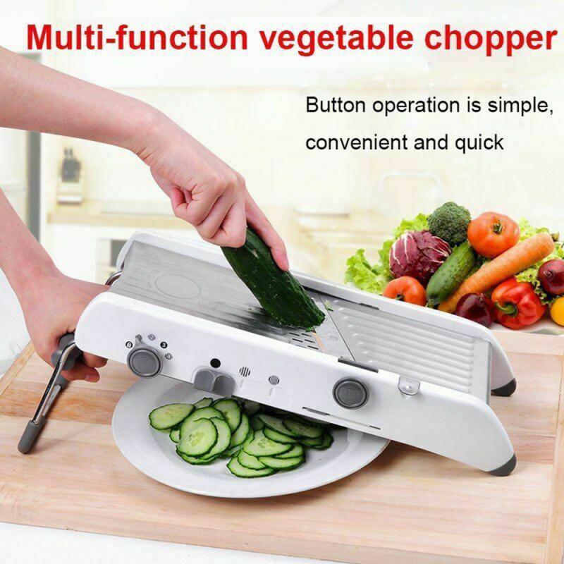 Manual Mandolin Slicer Professional  Grater With 304 Stainless Steel Adjustable Blades  Kitchen Tool