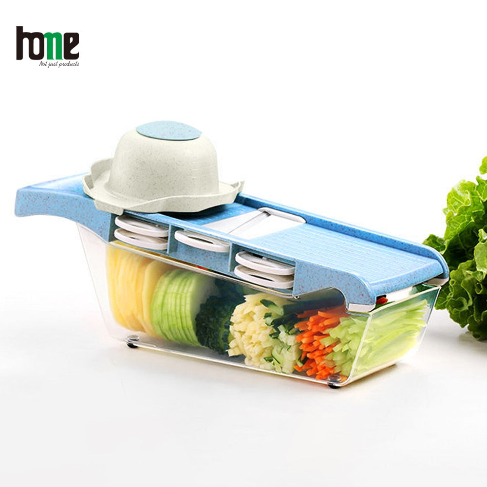 Manual  Cutter Shredder Cabbage Mandoline Potato Spiral Grater Multi Salad Spinner Food Chopper Kitchen Accessories