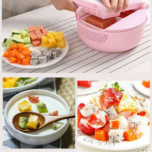 Multi-Function  Cutter Fruit Slicer Grater Shredders Drain Basket Slicers 13 In 1 Gadgets Kitchen Accessories