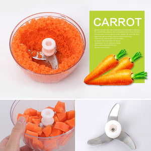 Multifunction Hand Pull Food Chopper  Fruit Slicer Meat Grinder Nuts Onions Chopper  Mincer Blender Mixer Kitchen Tools