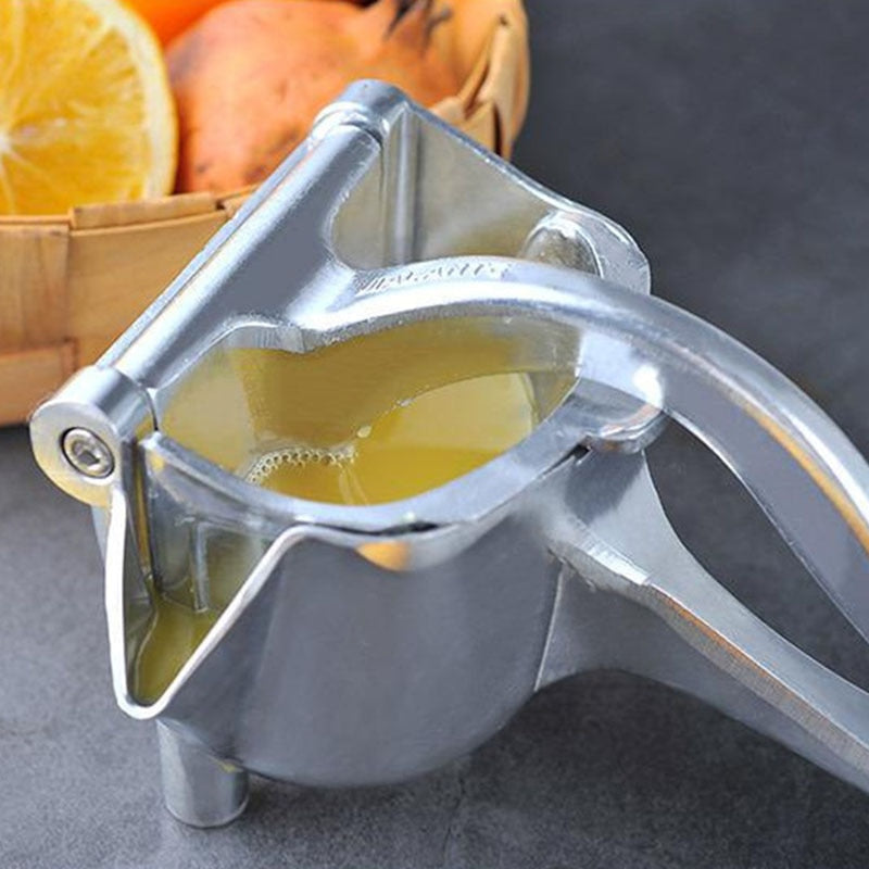 Multifunctional Drinkware Home Kitchen Accessories Silver Manual Aluminum Alloy Juicer Fruit  Lemon Pressure Squeezer