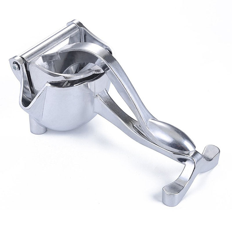 Multifunctional Drinkware Home Kitchen Accessories Silver Manual Aluminum Alloy Juicer Fruit  Lemon Pressure Squeezer