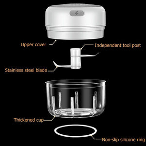 New Electric Mini Garlic Masher  Grinder Wireless Portable Electric Crusher Electric food Garlic Machine kitchen Tools