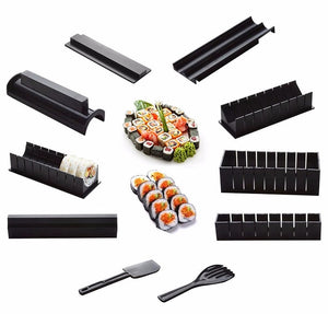 One Set DIY Sushi Making Kit Roll Sushi Maker Rice Roll Mold Kitchen Sushi Tools Japanese Sushi Cooking Tools Kitchen Tools