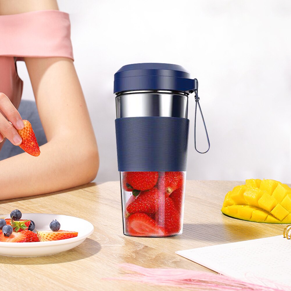 Portable Electric Juicer Small Fruit Cup Food-Blender mini Food Processor 350ml Blender Electric Kitchen Mixer Juicer Fruit Cup