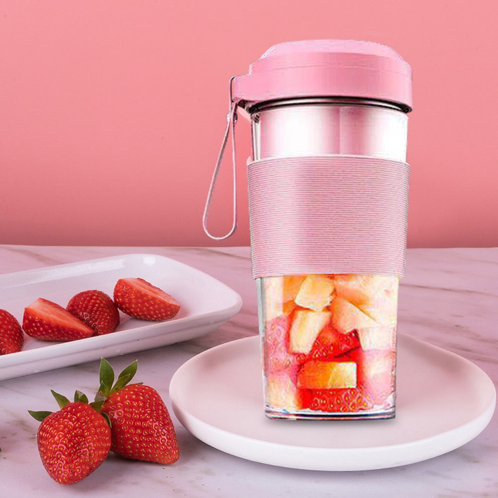 Portable Electric Juicer Small Fruit Cup Food-Blender mini Food Processor 350ml Blender Electric Kitchen Mixer Juicer Fruit Cup