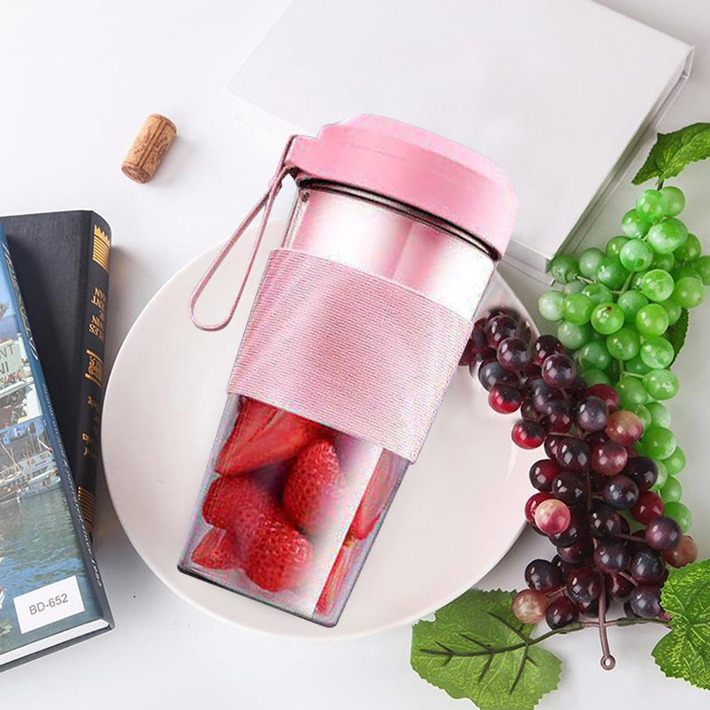 Portable Electric Juicer Small Fruit Cup Food-Blender mini Food Processor 350ml Blender Electric Kitchen Mixer Juicer Fruit Cup