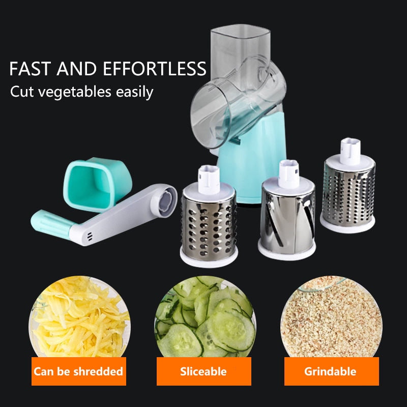 Cutter Round Slicer Kitchen Accessories Multifunctional Circular Slicer Potato Cheese Fruit  Kitchen Gadgets