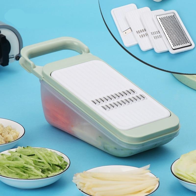 Multifunctional  Cutter Grater With Stainless Steel Blade Potato Carrot Slicer Shredder Kitchen Accessories