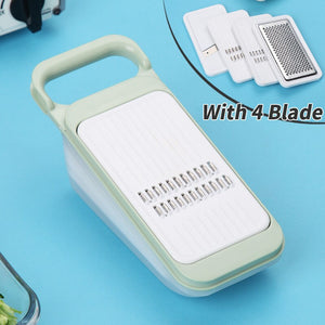 Multifunctional  Cutter Grater With Stainless Steel Blade Potato Carrot Slicer Shredder Kitchen Accessories