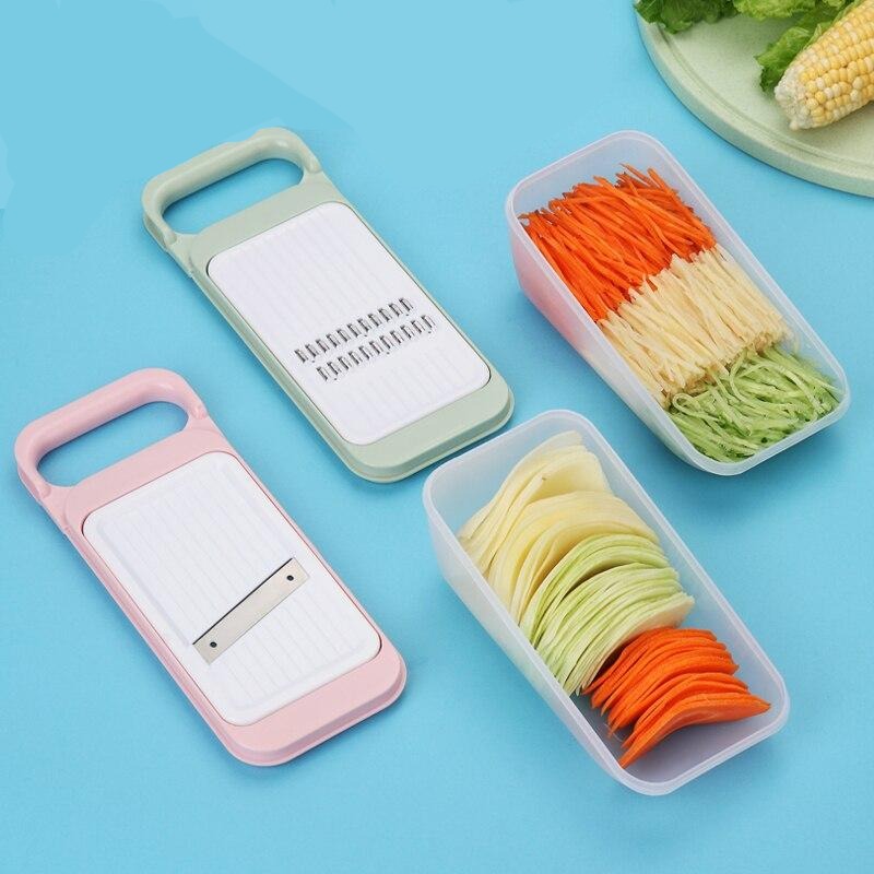 Multifunctional  Cutter Grater With Stainless Steel Blade Potato Carrot Slicer Shredder Kitchen Accessories